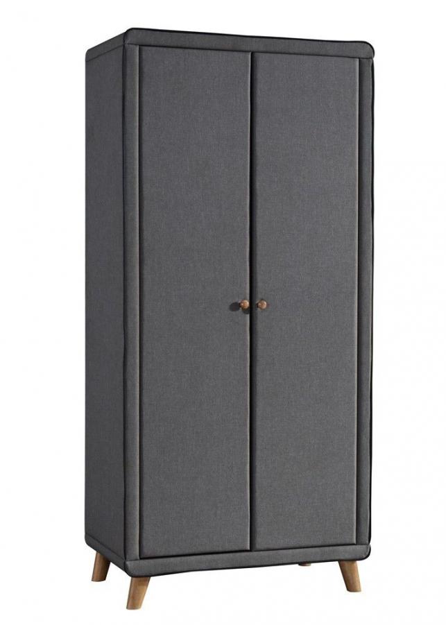 The Artisan Bed Company Oslo Grey Fabric Wardrobe