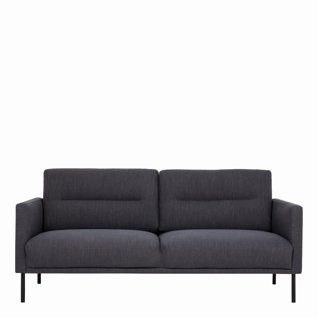 Larvik 2.5 Seater Sofa -  Antracit, Black Legs