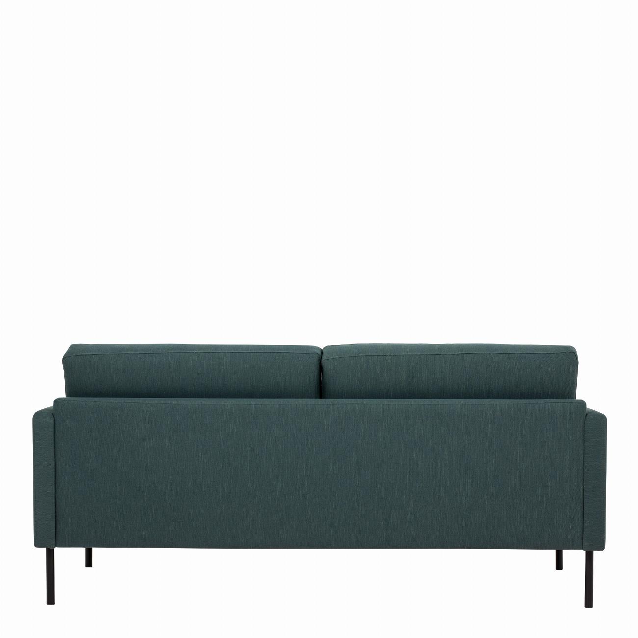 Larvik 2.5 Seater Sofa - Dark Green, Black Legs