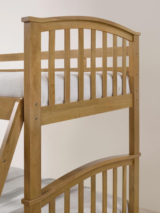 The Artisan Bed Company Anchorage Oak Finish Bunk Bed