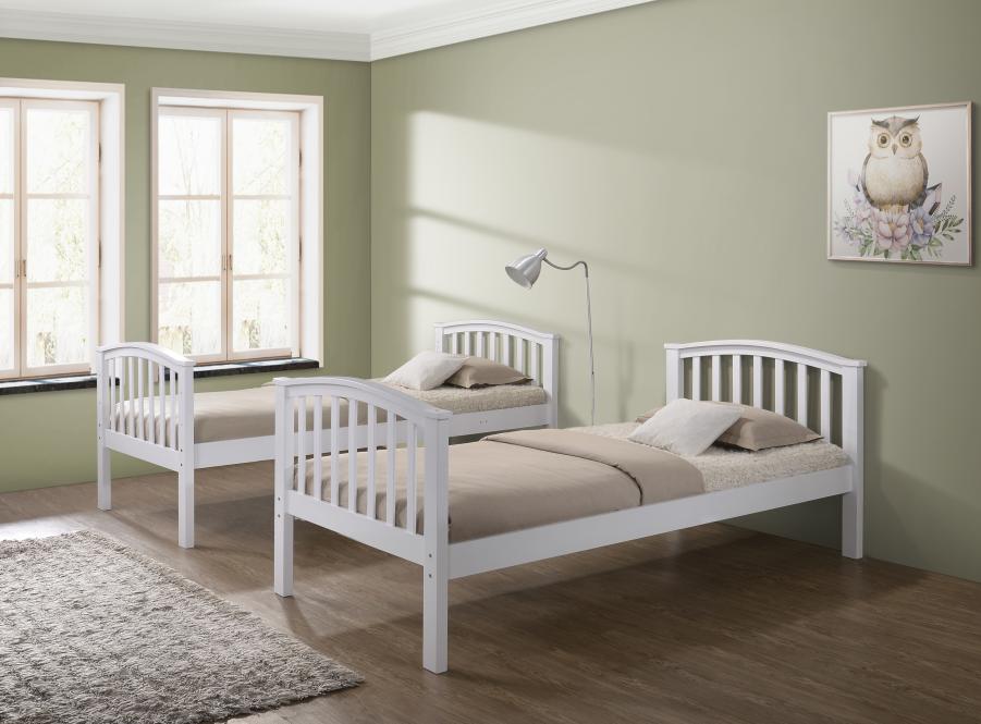 The Artisan Bed Company Anchorage White Finish Bunk Bed