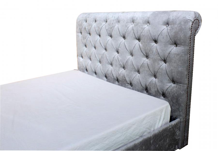 The Artisan Bed Company Rosabella Silver Fabric Bed