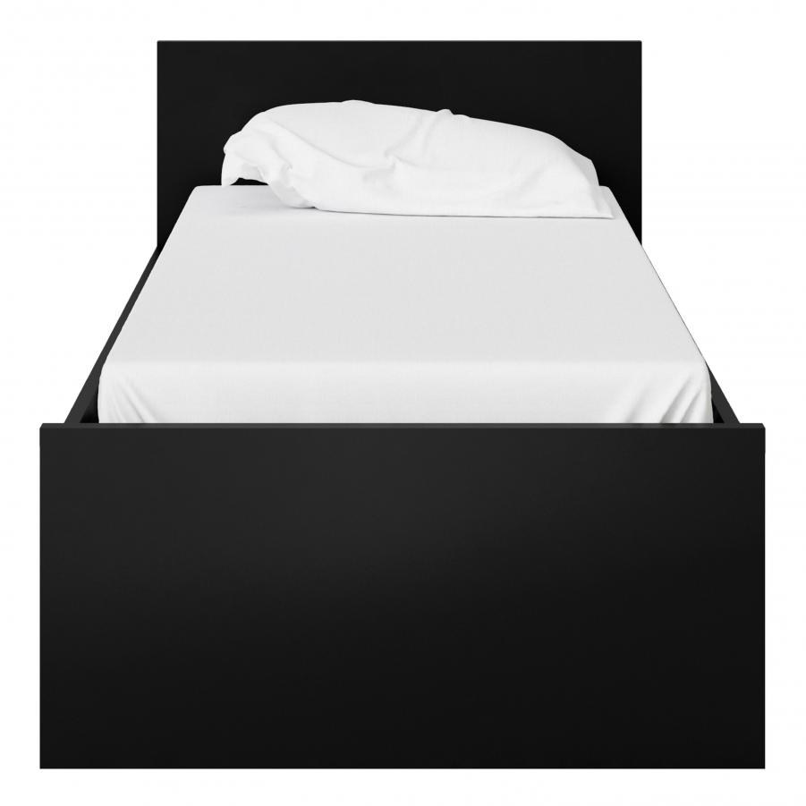 Naia Single Bed 3ft 90 x 190 in Black Matt
