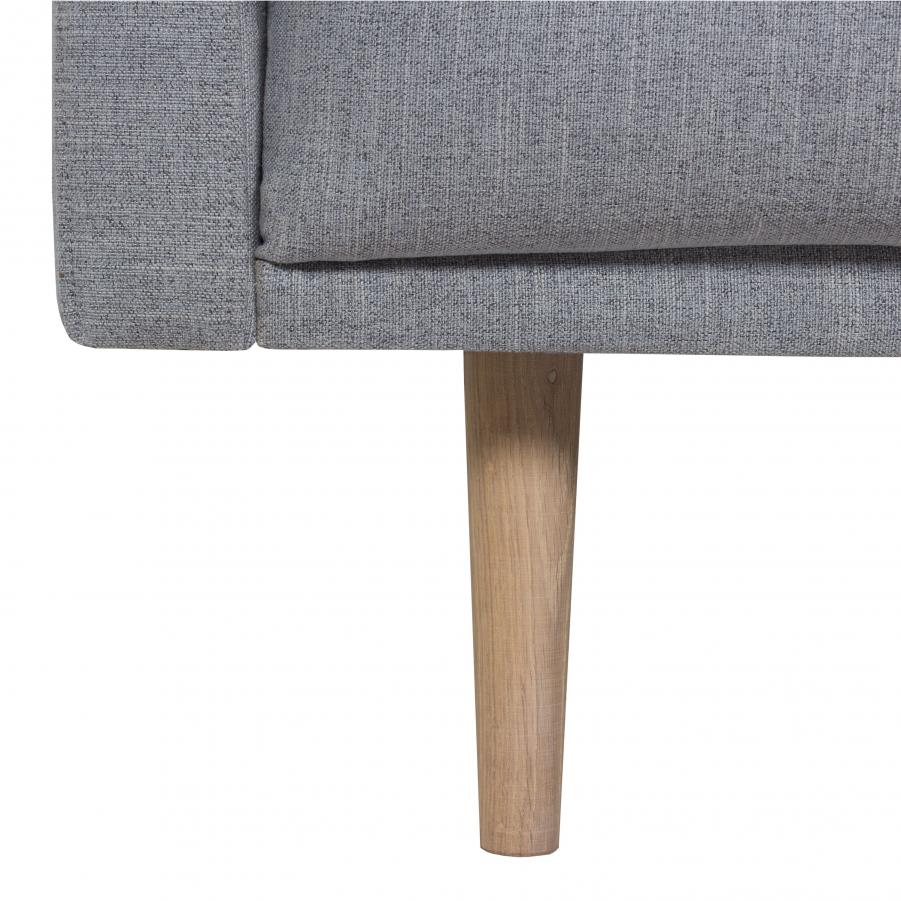 Larvik Chaiselongue Sofa RH Grey Oak Legs