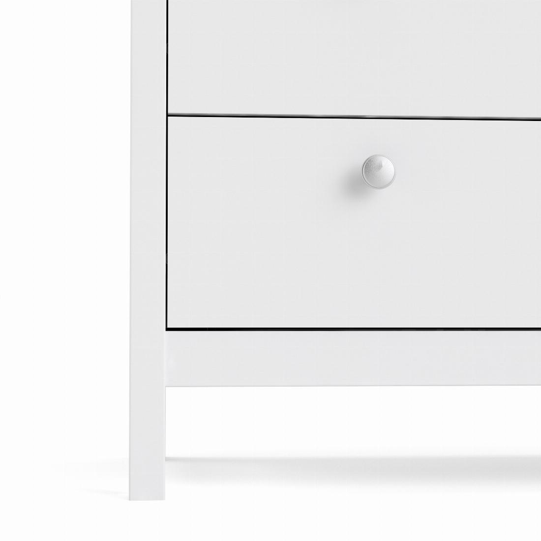 Madrid Chest 3+2 drawers in White