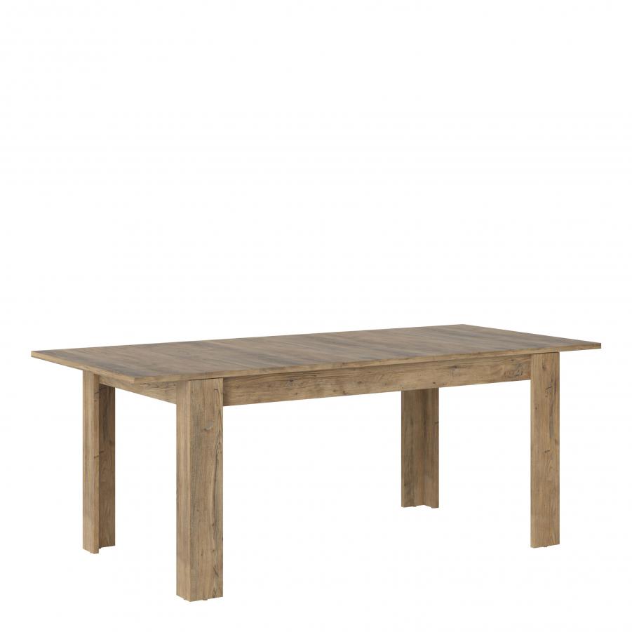Rapallo extending dining table 160200cm in Chestnut and Matera Grey