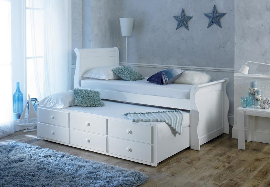 The Artisan Bed Company White Captain Guest Bed