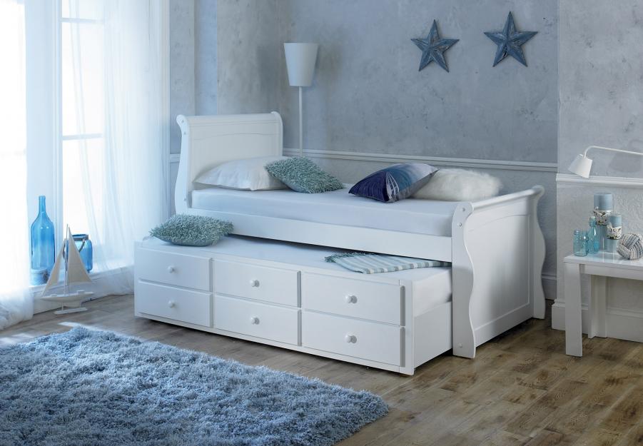 The Artisan Bed Company White Captain Guest Bed