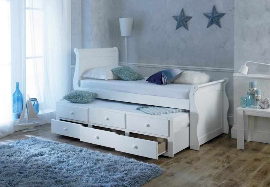 The Artisan Bed Company White Captain Guest Bed