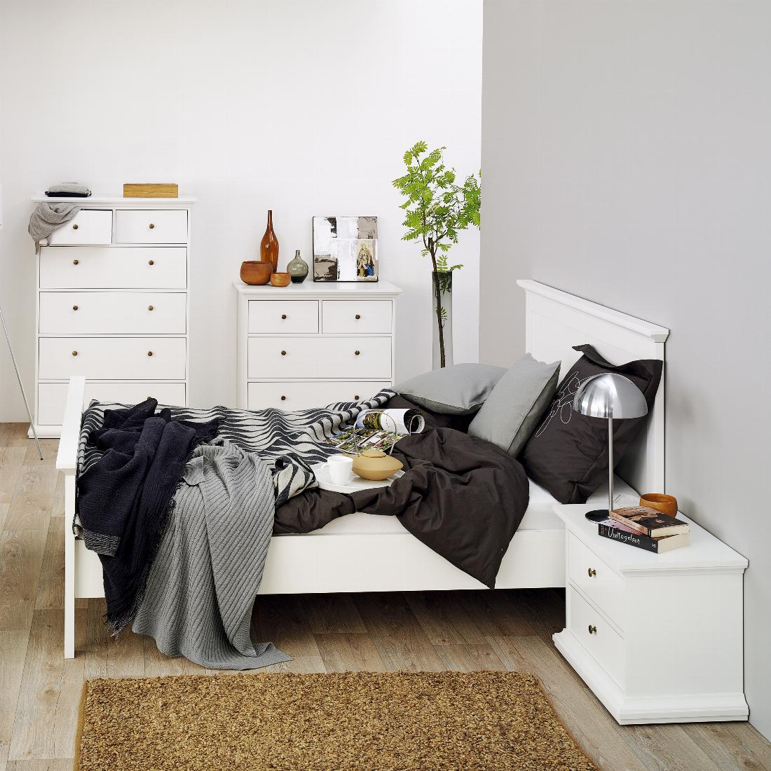 Paris Chest of 4 Drawers in White