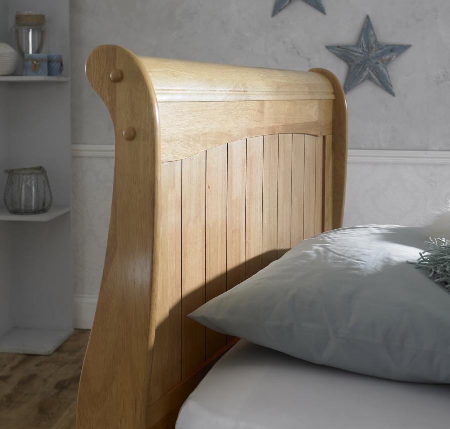 The Artisan Bed Company Oak Finish Captain Guest Bed