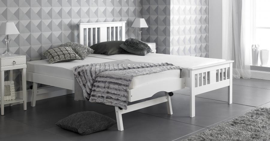 The Artisan Bed Company Rosaline White Finish Guest Bed