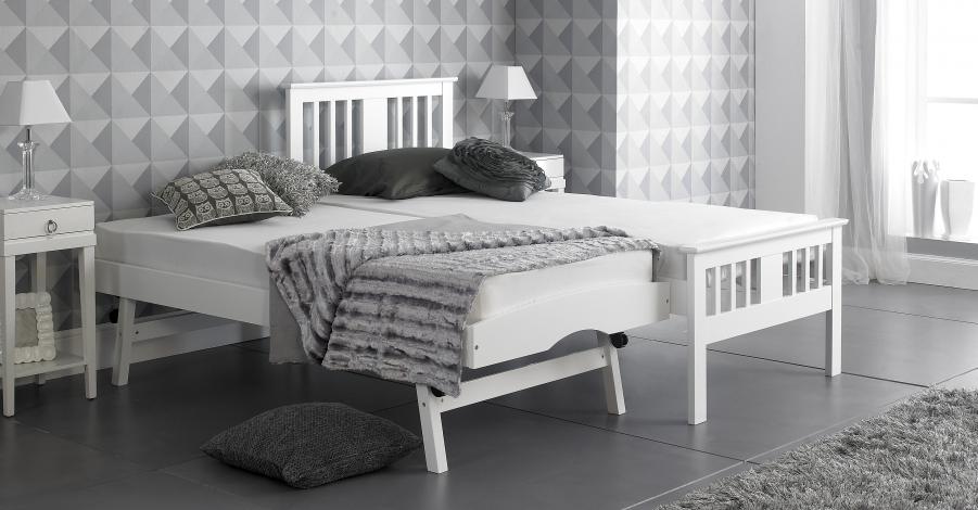 The Artisan Bed Company Rosaline White Finish Guest Bed