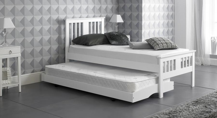 The Artisan Bed Company Rosaline White Finish Guest Bed