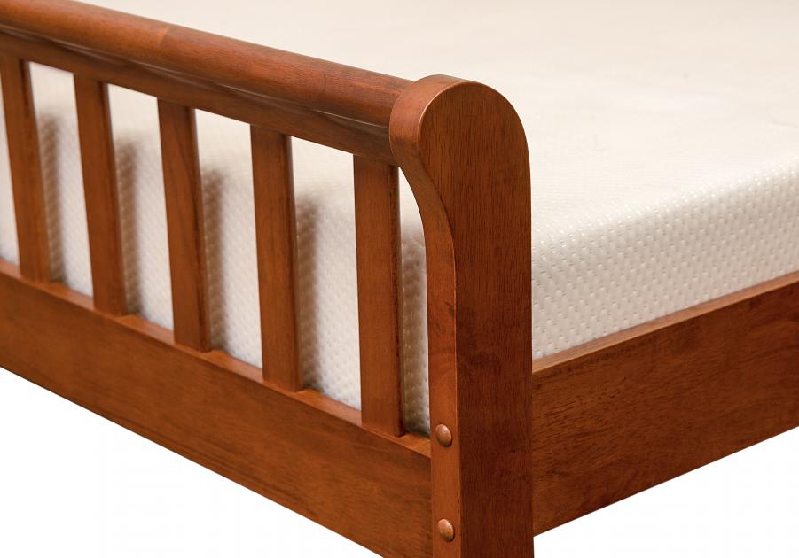 The Artisan Bed Company Milan Dark Oak Finish Wooden Bed