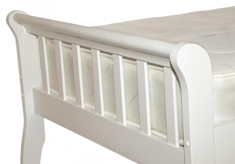 The Artisan Bed Company Milan White Finish Wooden Bed