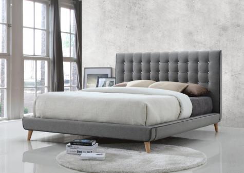 The Artisan Bed Company Oslo Grey Fabric Bed