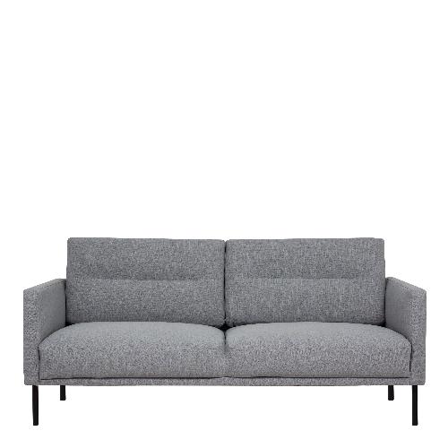 Larvik 2.5 Seater Sofa - Grey, Black Legs