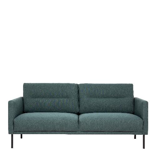Larvik 2.5 Seater Sofa - Dark Green, Black Legs