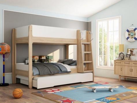 The Artisan Bed Company Kodak Trio Bunk Bed with PullOut Trundle
