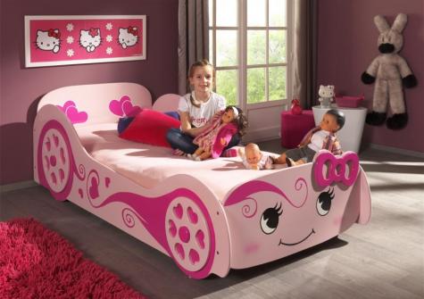 The Artisan Bed Company Pink Love Car Bed