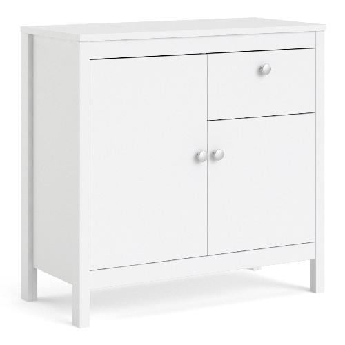 Madrid Sideboard 2 doors + 1 drawer in White
