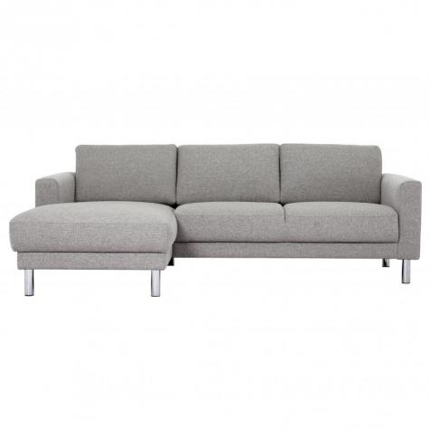 Cleveland Chaiselongue Sofa LH in Nova Light Grey