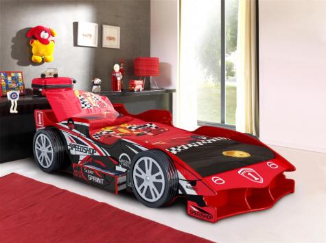 The Artisan Bed Company Red Speed Racer Car Bed