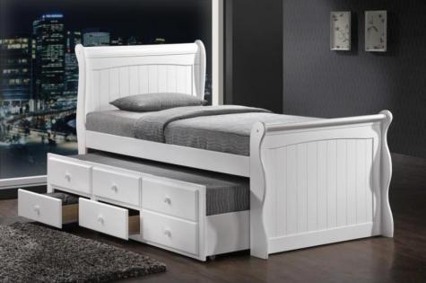 The Artisan Bed Company White Captain Guest Bed