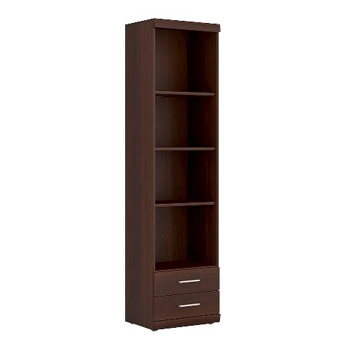 Imperial Tall 2 Drawer Narrow Cabinet open shelving