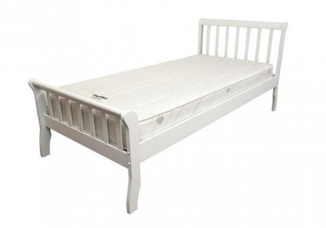 The Artisan Bed Company Milan White Finish Wooden Bed
